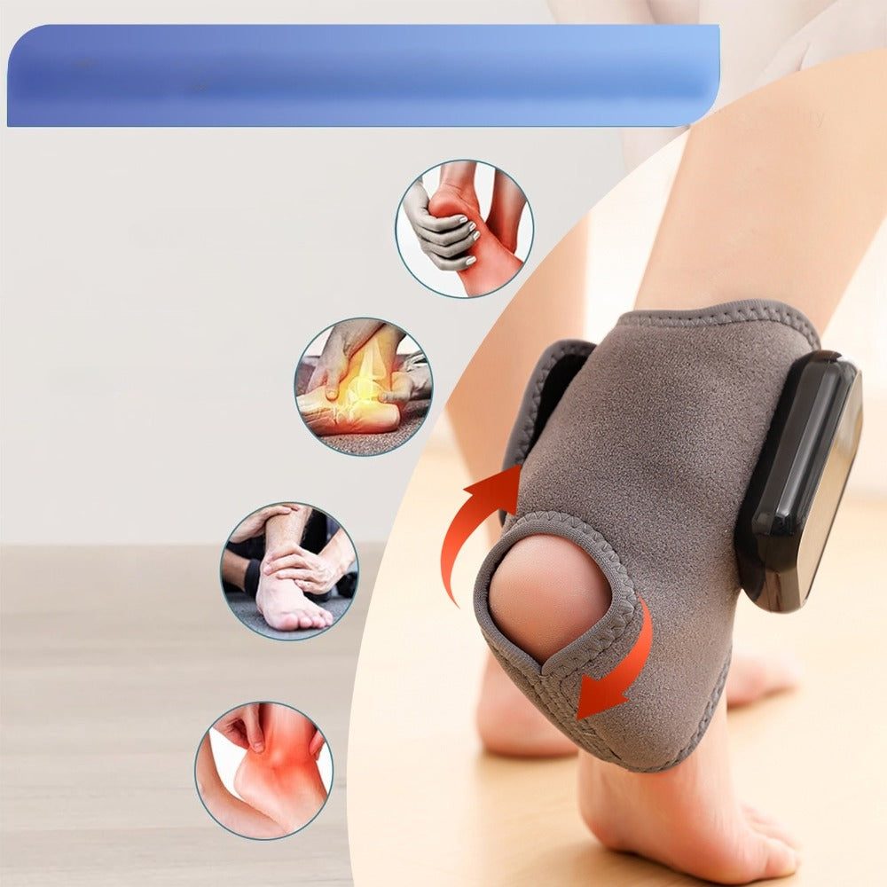 Foot Massager Machine 3-in-1 Kneading Compression & Heat – Wireless Portable Heated Shiatsu Foot Massager for Home Office Travel Pain Relief