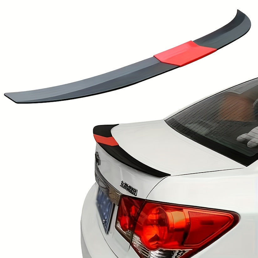 Universal ABS Tail Wing for Cars, Three-Part Tail Enhancement, Car Spoiler Additions, Rear Trunk Wing Lip Components