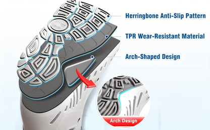 Dual Airbag Ankle Support Brace Adjustable Compression Left Right S L