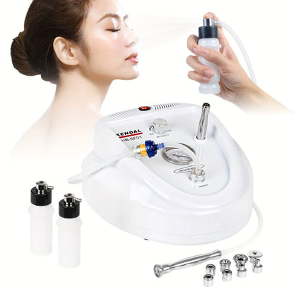 Microdermabrasion Machine Professional 3-in-1 Dermabrasion Vacuum Spray Moisturizing Facial Device for Women Home Esthetician Skin Resurfacing Pore Cleansing Anti-Aging Beauty Tool Gift