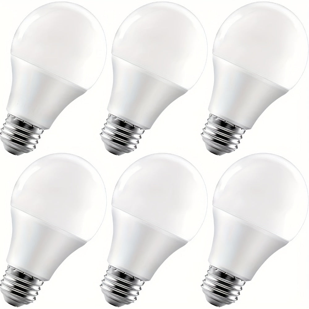 Dusk to Dawn Light Bulb A19 9W 800 Lumens 60W Equivalent with Auto On Off Photocell Sensor – E26 Base Soft White 2700K & Daylight 5000K 80+ CRI Indoor Outdoor Porch Security Lighting, 6 Pack