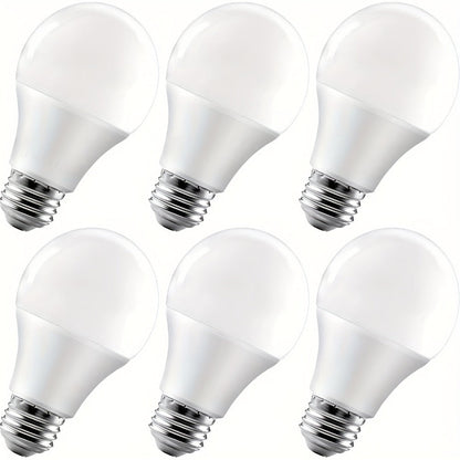 Dusk to Dawn Light Bulb A19 9W 800 Lumens 60W Equivalent with Auto On Off Photocell Sensor – E26 Base Soft White 2700K & Daylight 5000K 80+ CRI Indoor Outdoor Porch Security Lighting, 6 Pack