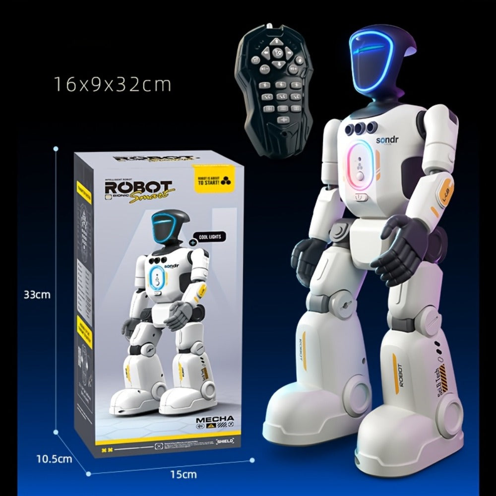 Smart Humanoid Robot Toy with Gesture Sensor & Voice Recorder – Advanced Pose-Controlled Joints, Smart Remote Control, Interactive STEM Robot for Kids Teens & Adults, Birthday Christmas Gift