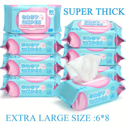 Baby Wipes - 8-pack Wet EDI Pure