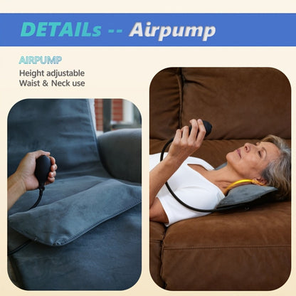 Full Body Shiatsu Massage Mattress – 10-Zone Vibration with Neck Kneading & Hot Compress, 12V Safety Voltage Massage Mat for Back Neck & Waist Relief, Home Relaxation Gift for Men Women