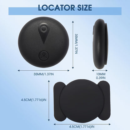 GPS Tracker, Magnetic Smart Locator – Includes Keychain and Magnetic Protective Case, Global Anti-Loss Device, Smart Positioning, No Monthly Fee/No SIM Card Required, IOS Find My Function Only – Suitable for Luggage, Pets, and Wallet Tracking