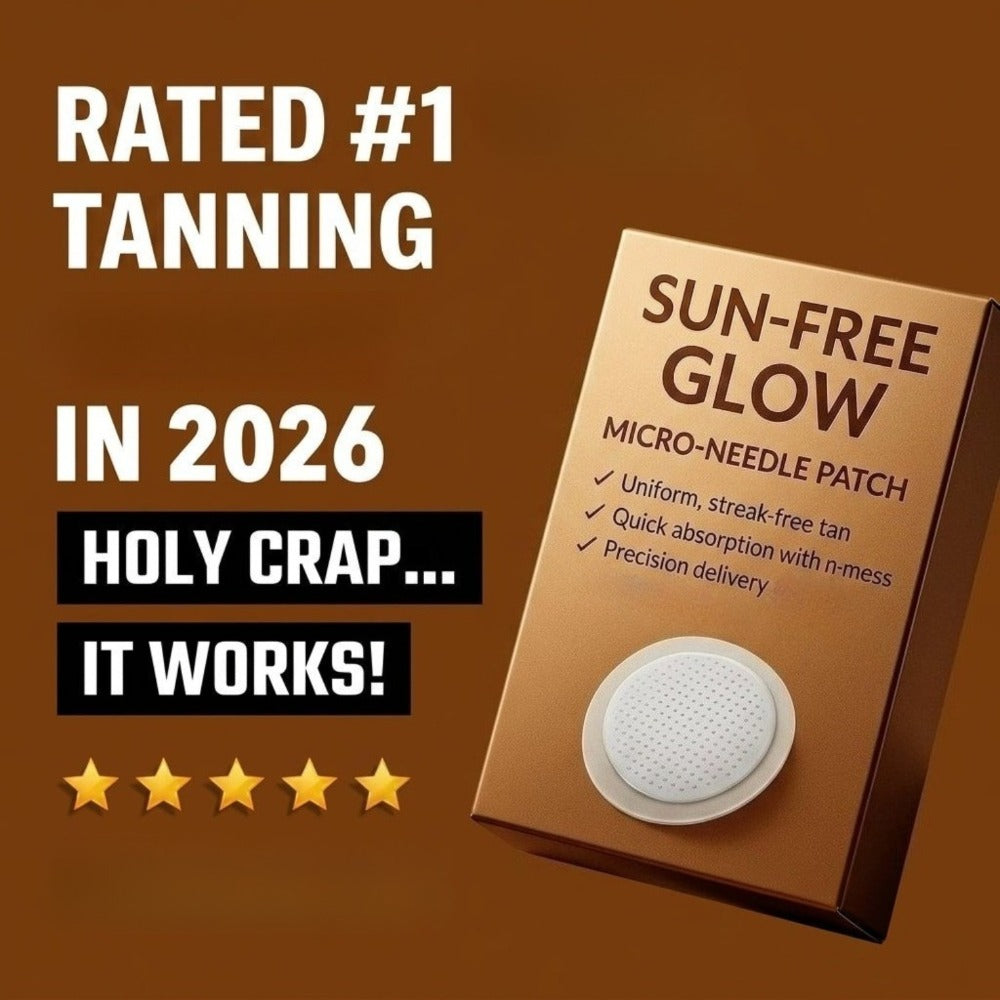 Microneedle Self Tanning Patches for Face & Body - Streak-Free Sunless Bronze Glow, UV Free Natural Looking Tan Patches for Women - 2 Boxes
