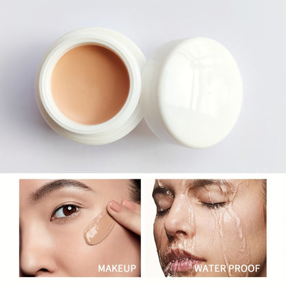 Waterproof Concealer Cream Set of 3 - Full Coverage Dark Spot & Tattoo Cover Concealer Paste for All Skin Types - Natural Finish Makeup Concealer