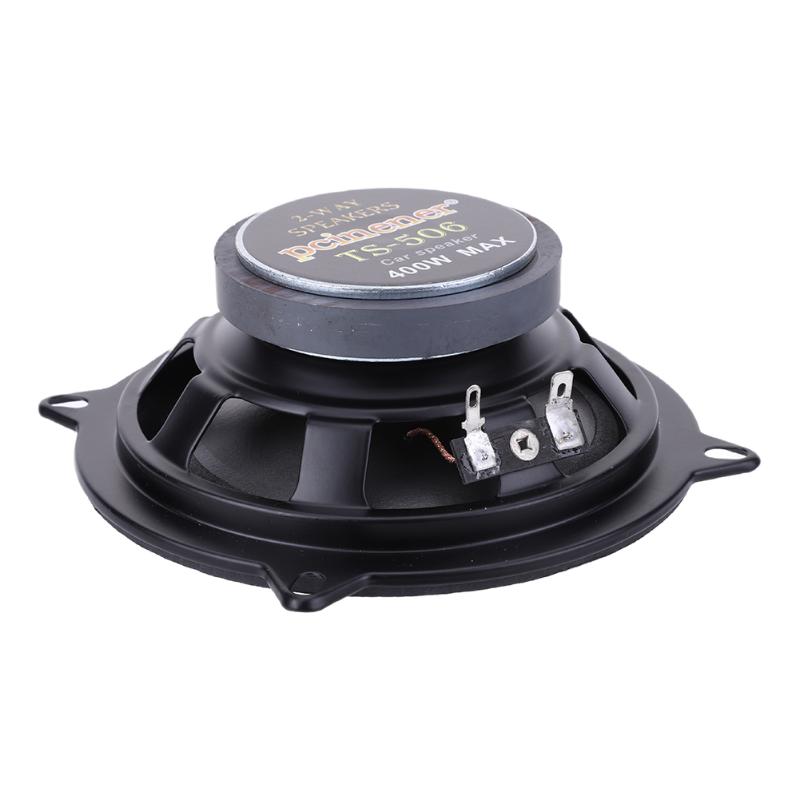 5 Inch Full Frequency Car Stereo Speaker 4 Ohms 2 Way Vehicle Audio Stereo Subwoofer 400W Full Range Frequency Auto Audio