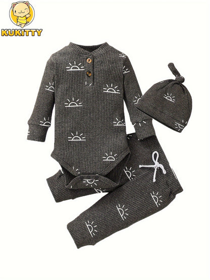 Baby Boys Outfit Set - Long Sleeve