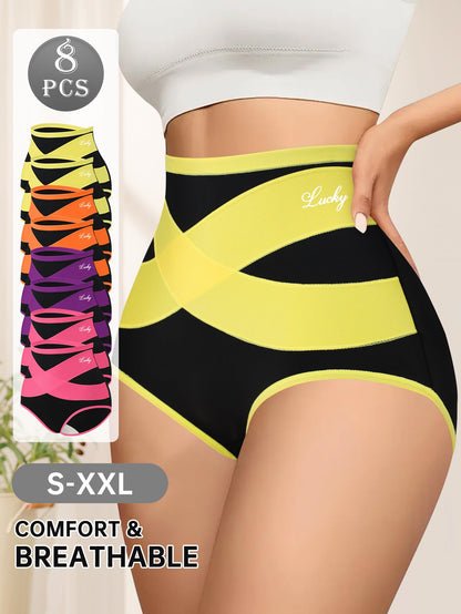 Women’s 8-Pack High-Waist Shapewear Briefs - Tummy Control Support - Style 2117