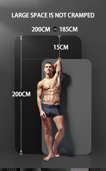 Extra Thick Yoga Mat 20mm – Extra Long 79 x 35 Inch Non-Slip Exercise Mat for Men, High-Density Cushioning for Pilates, Fitness, Stretching & Home Gym Workouts