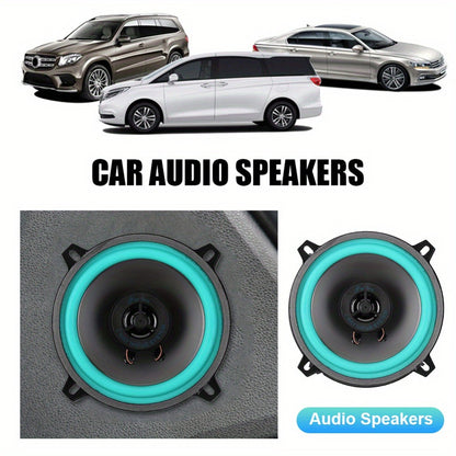 6.5 Inch Car Speakers 160W HiFi Coaxial Full Range – Universal Automotive Audio Stereo Speaker, Single or Pair, Drop-In Replacement for Cars, Trucks & SUVs