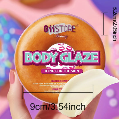 Body Glaze Moisturizer 80oz Extra Large Jar Hyaluronic Acid Glycerin Scented Body Cream Donut Rose Pomegranate Shea Multi-Fragrance Deep Skin Hydration Lotion