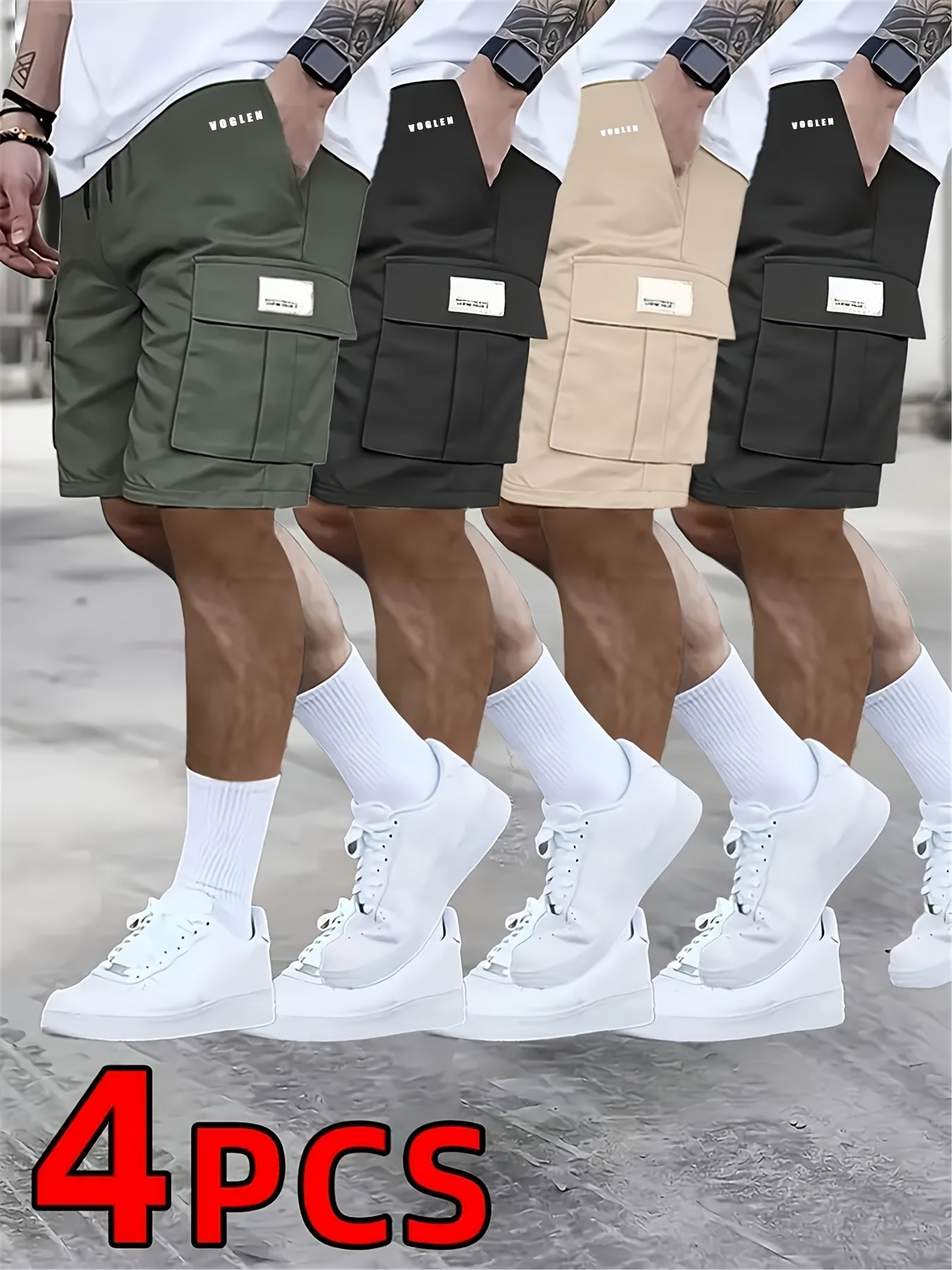 Men's Casual Shorts - Pocket Detail 706469