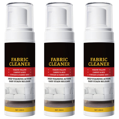 Upholstery Cleaner Spray Multi-Fabric Stain Remover 6.76oz Spot Cleaner for Couch Sofa Rug Carpet Clothes Car Seat Mattress Laundry Multi-Purpose Fabric Cleaner for Home and Car 1 2 3 4 5 Pack