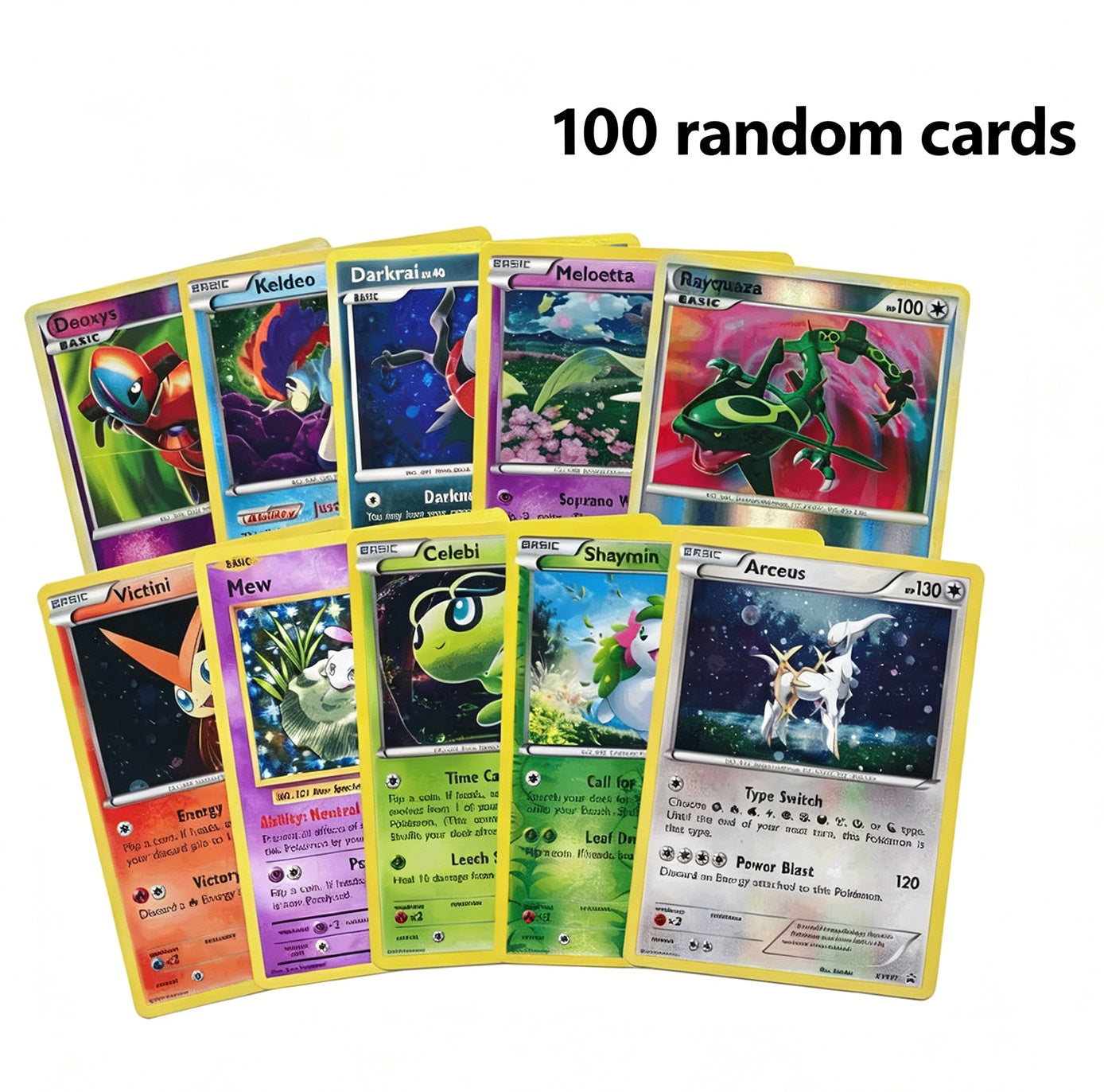 Pokemon Card Bundle 100 or 200 PCS – Confirmed Ultra Rare Pull + 10X Holo & Reverse Holo Cards | Authentic Pokemon TCG Lot Gift Set for Kids Fans & Collectors
