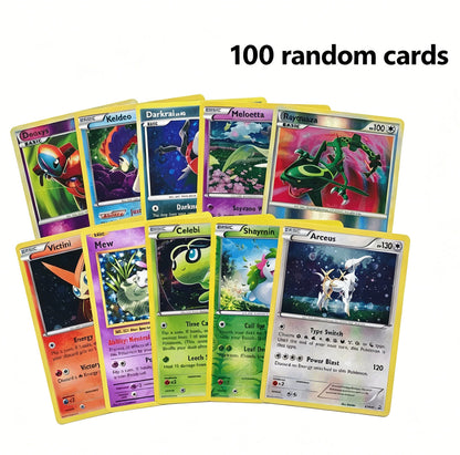 Pokemon Card Bundle 100 or 200 PCS – Confirmed Ultra Rare Pull + 10X Holo & Reverse Holo Cards | Authentic Pokemon TCG Lot Gift Set for Kids Fans & Collectors
