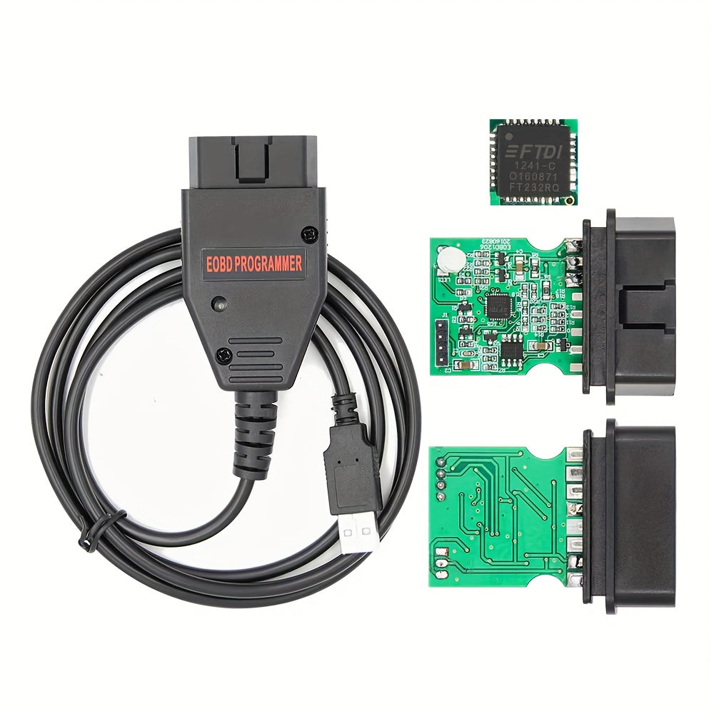 Galletto 1260 ECU Programmer & OBD2 Flashing Cable – ECU Tuning Tool for Toyota, Ford, BMW, Audi, VW, Honda, Nissan, Mercedes | EDC16 EDC15 Diesel & Petrol Cars