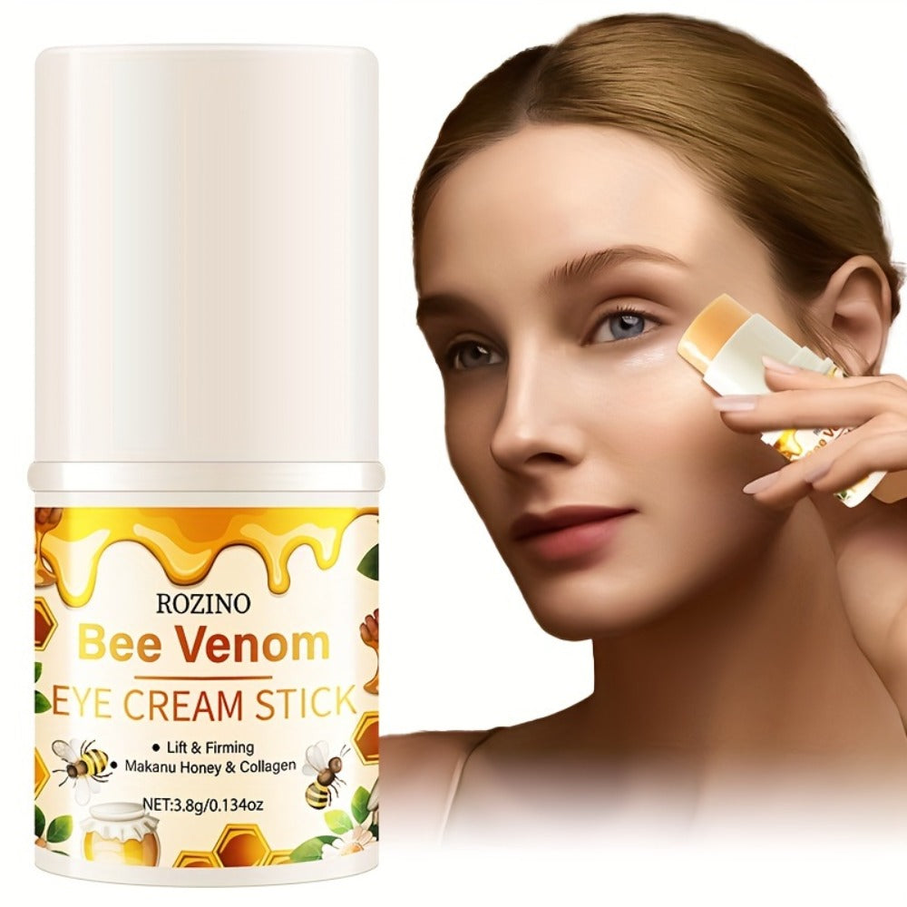 Bee Venom Collagen Under Eye Cream 3.8g — Instant Lifting Deep Moisturizing for Dark Circles Puffiness Fine Lines Wrinkles Hypoallergenic Anti-Aging Eye Treatment All Skin Types Women Men