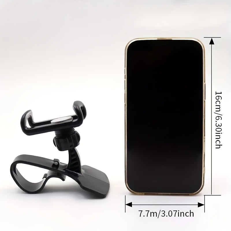 FENGXUEHAO Car Phone Holder with Rotatable Dashboard Mount, Adjustable Phone Bracket & -Rust ABS/PVC Suitable for GPS Navigation, Dashboard/Dashboard/Dashboard/Tablet Holder for GPS, for Smartphones, Vehicle Dashboard Mount