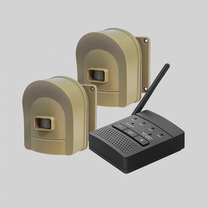 Driveway Alarm Wireless Sensor System 1/2 Mile Range – Motion Sensor Detector for Home, Mailbox & Perimeter Security, Battery Operated, 38 Ringtones