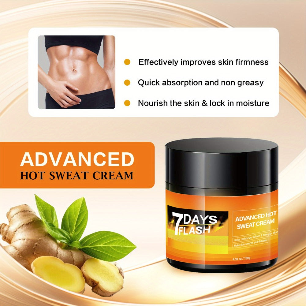 Caffeine Firming Cream 202g Warming Effect Body Slimming Tightening Lotion - Belly Arms Legs Thighs Buttocks Workout Enhancer Anti-Cellulite Vitamin E Formula Women