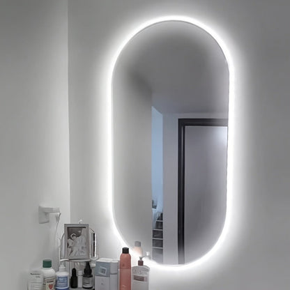 LED Neon Light Strip Touch Dimmer USB Flexible Ambient Glow Strip Lights for Vanity Mirror Bathroom Mirror Live Streaming Fill Light Bedroom Decor White Warm White 118in 196in 2pcs