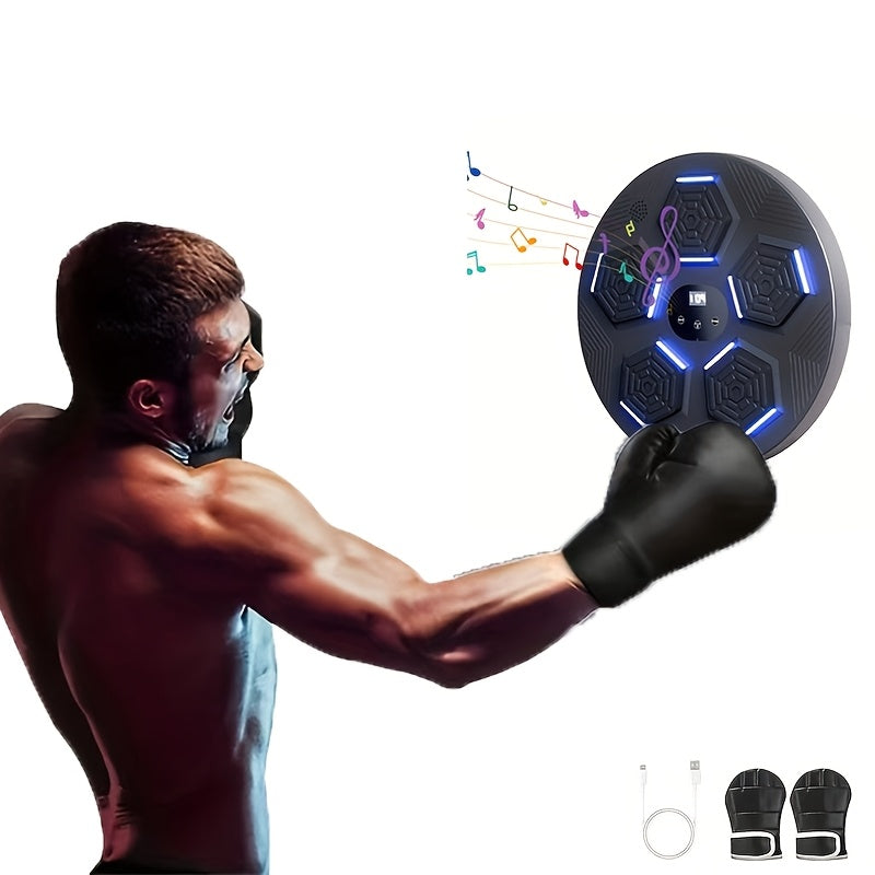 Wall-Mounted Musical Boxing Training Target – Smart Punch Machine with Music & USB-C Charging | Ordinary / Upgrade / Premium