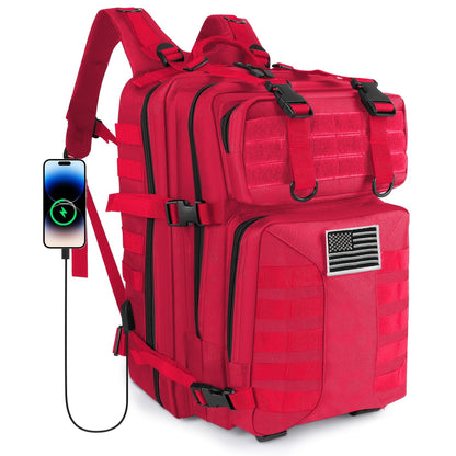 Tactical Military Backpack 50L – Large Capacity Molle Rucksack for Camping, Hiking, Hunting, Fishing & Travel, Unisex with Multiple Color Options