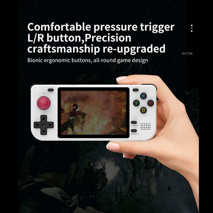 Slim Retro Handheld Game Console Powkiddy RGB10S 3.5 Inch IPS 480x320 RK3326 Wi-Fi 3000mAh 8-Hour Battery Linux Open Source 128GB Portable Classic Emulator