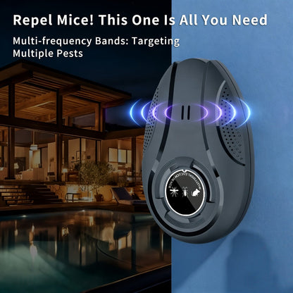 Ultrasonic Pest Repeller for Home Indoor – Plug-In Electronic Mosquito Cockroach Mouse Ant Spider Repellent Device for House Office Warehouse