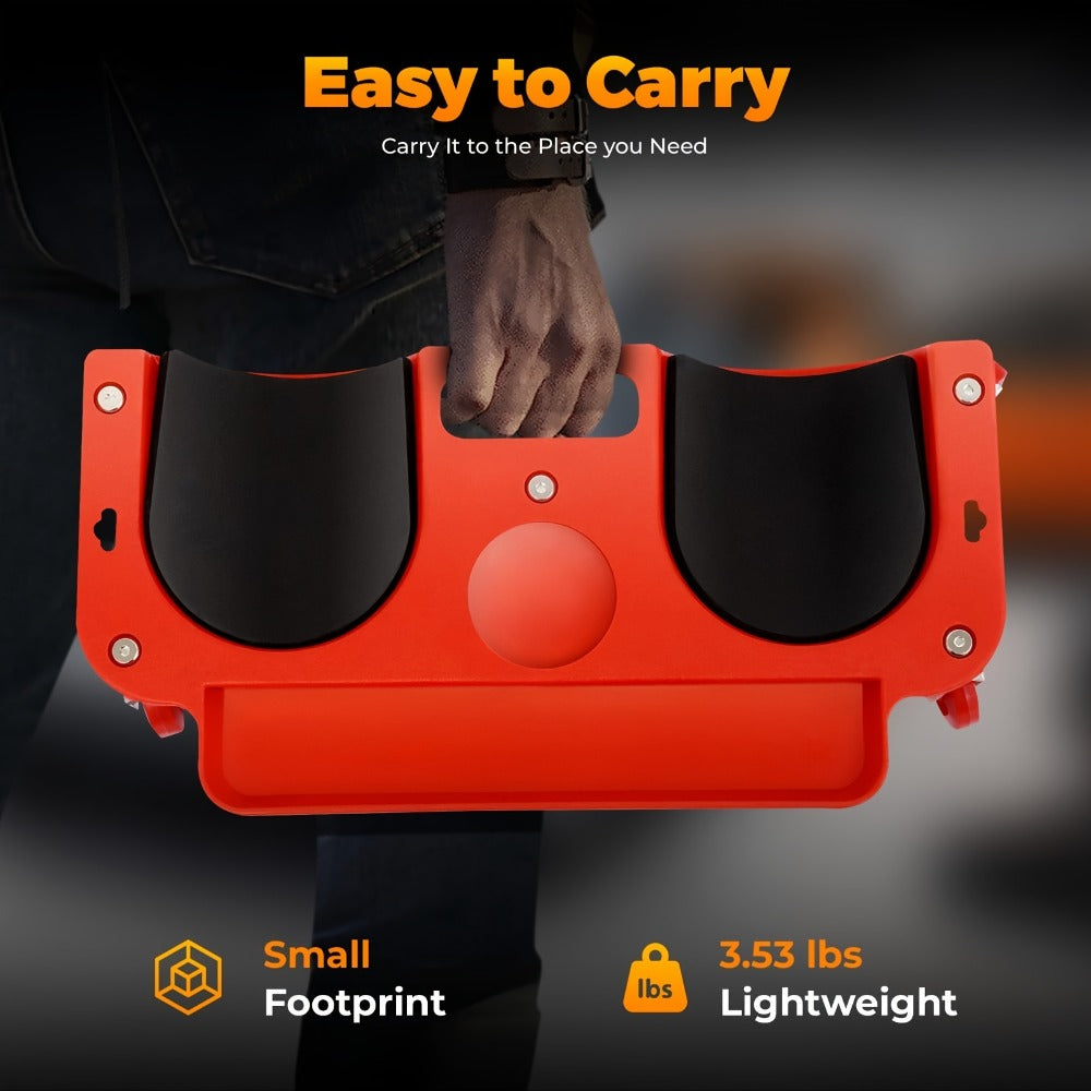 Rolling Knee Pad Creeper with Wheels Foam-Filled Knee Cups 20x5.5 Inch for Automotive Repair Flooring Garage Mechanic Kneeling Platform Upgrade Thickened Version 8-Piece Repair Set Available