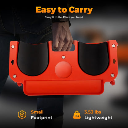 Rolling Knee Pad Creeper with Wheels Foam-Filled Knee Cups 20x5.5 Inch for Automotive Repair Flooring Garage Mechanic Kneeling Platform Upgrade Thickened Version 8-Piece Repair Set Available