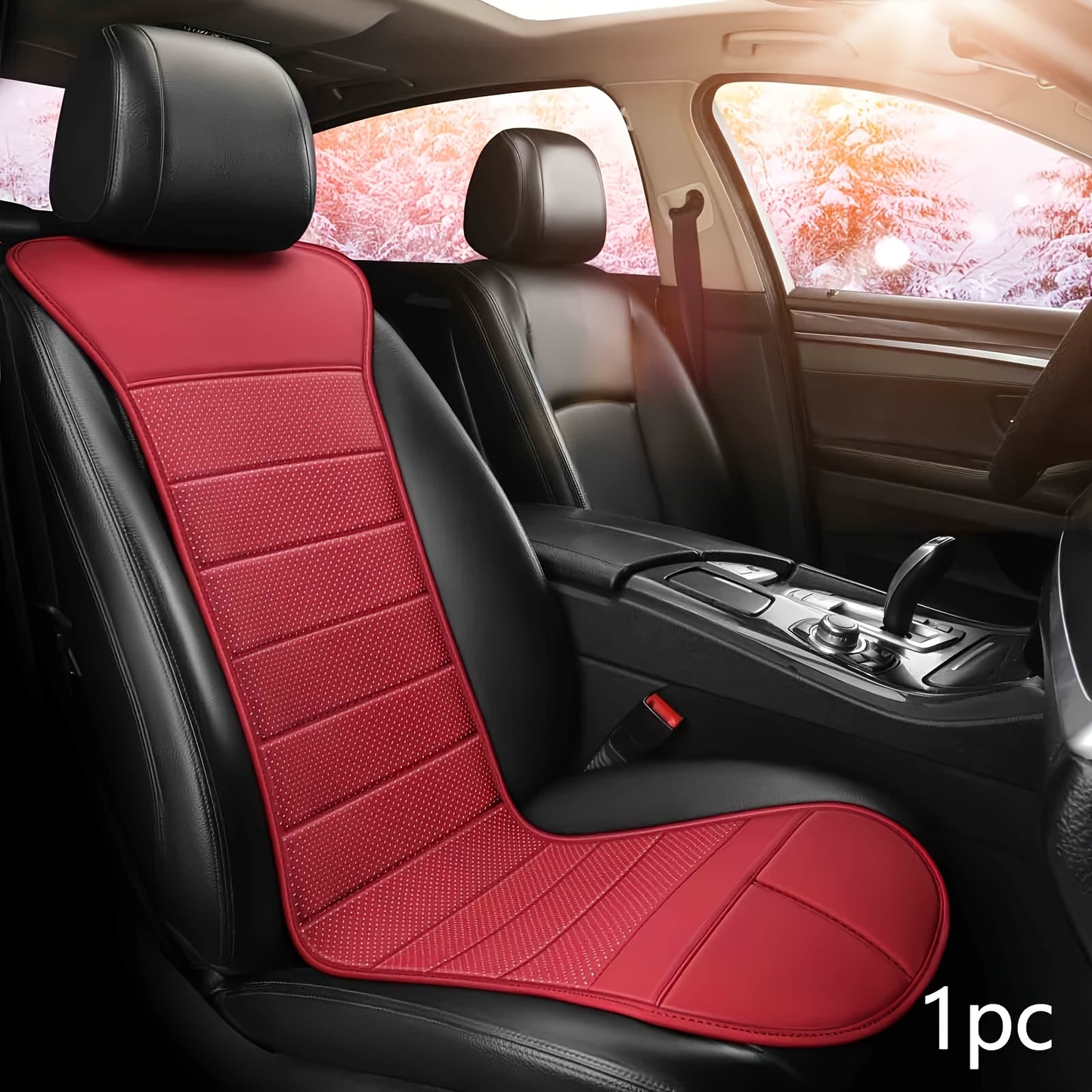 [Advanced Comfort Car Seat Cushion] 1pc/2pcs Advanced Comfort Memory Foam Car Seat Cushion - Anti-Slip Rubber Bottom, with Storage Bag, Driver'S Seat Backrest Cushion