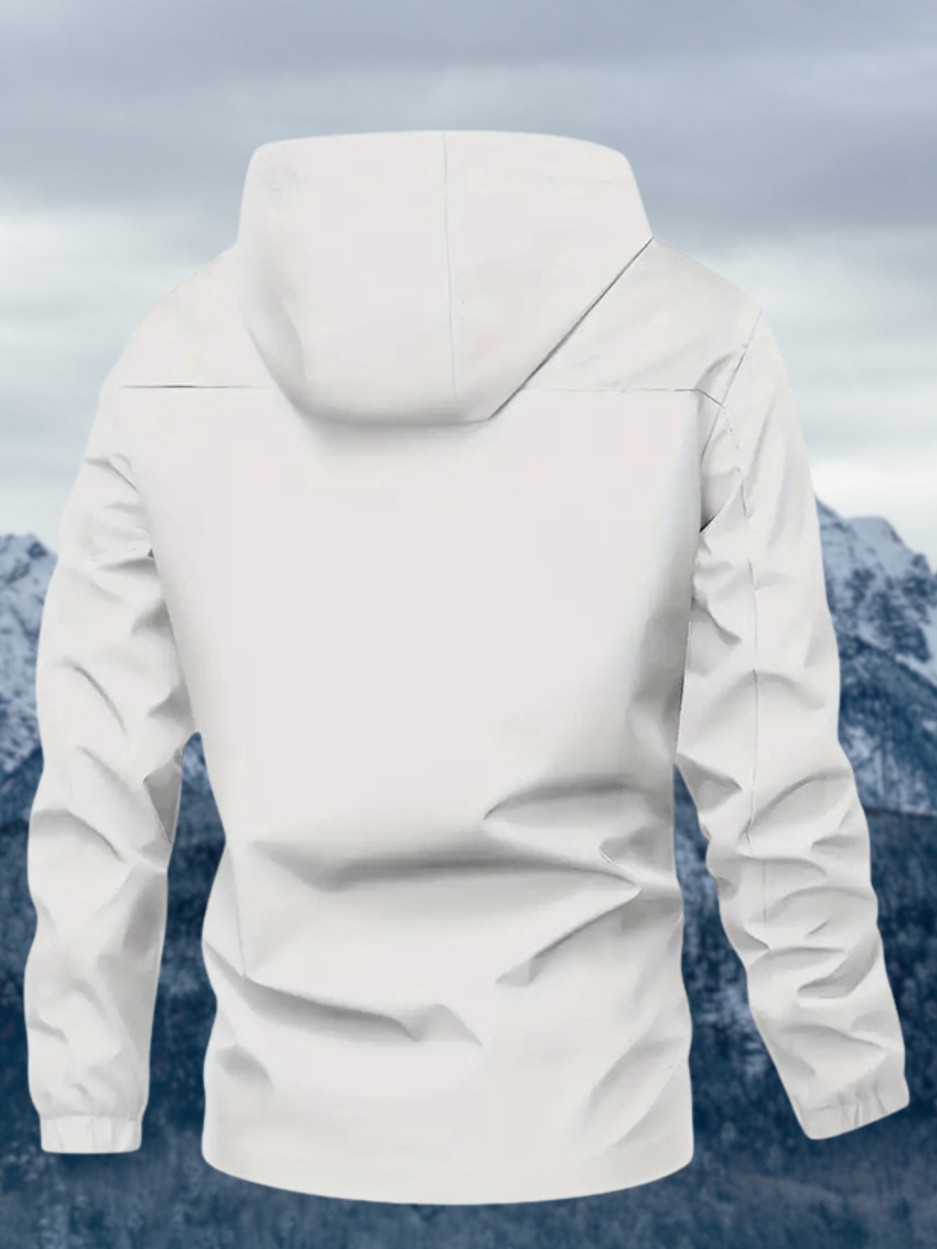 Men's Windproof Zip-Up Coat Everyday 381