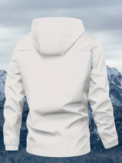 Men's Windproof Zip-Up Coat Everyday 381
