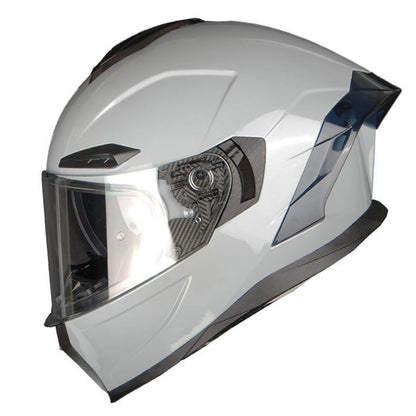 Full Face Motorcycle Helmet DOT Approved – Dual Visor Anti-Fog Pinlock Shield, Street Bike Adult Helmet with Sun Inner Shield, Aerodynamic Thermoplastic Shell, S/M/L/XL