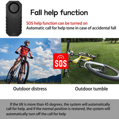 Motorcycle Alarm Anti-Theft 113dB – Wireless Remote, Adjustable Volume & Motion Sensitivity, Universal Handlebar Strap for Motorcycle, Moped, Scooter & Bike Security System