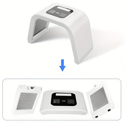 7 Color LED Skin Care Device Photon Therapy Spectrometer Anti-Aging Wrinkle Acne Treatment Face Rejuvenation Home SPA Beauty Tool Gift for Women Mom Girlfriend