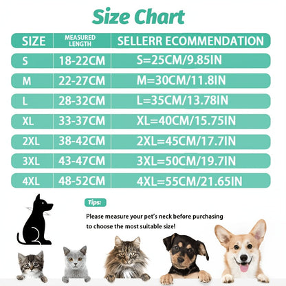 Dog Cuban Link Chain Necklace Full Rhinestone Pet Collar Jewelry – Durable Metal Bling Necklace for Small to Large Dogs & Cats, Sizes S to 3XL, Golden Silver Rose Gold, Holiday Gift