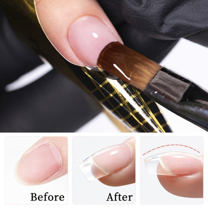 Nail Extension Gel Kit 3pcs 100g Clear Creamy Building Gel Hard Construction Gel for Nail Strengthening Lengthening and Manicure UV LED Nail Builder Gel Set Salon and Home Use