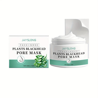 Blackhead Peel-Off Nose Mask 50g with Hyaluronic Acid, Salicylic Acid & Aloe Essence – Deep Pore Cleansing Strips for Smooth Skin, Daily Use