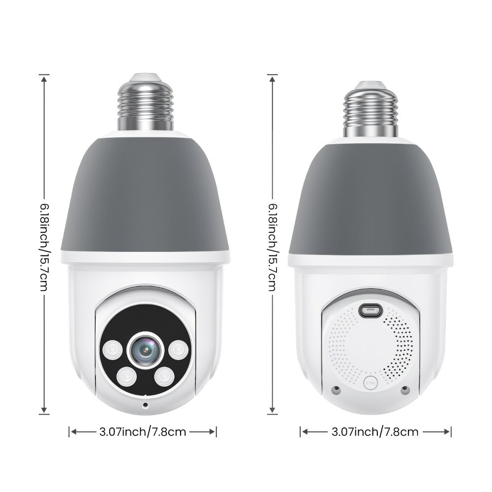 AI Auto Tracking Security Camera 360° Panoramic 1920P | Infrared Night Vision Two-Way Audio 2.4GHz USB Charging | Wireless Indoor Surveillance Camera Human Motion Detection