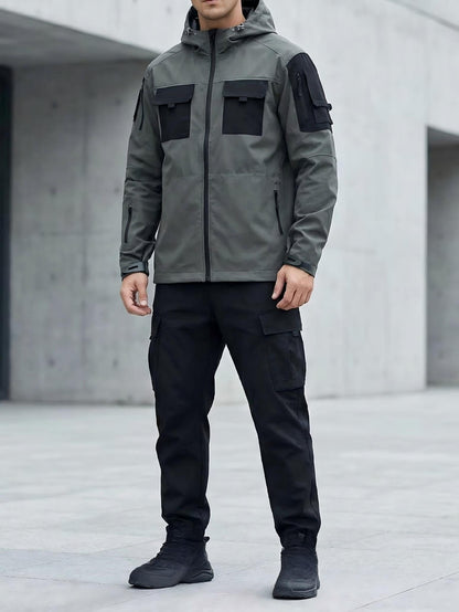 Men's Windproof Zip-Up Coat Everyday 997