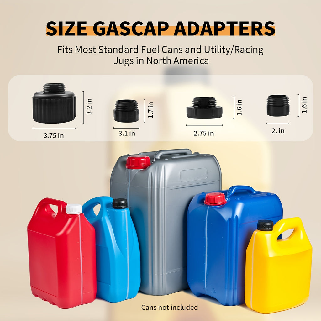 Automatic Fuel Transfer Pump with Auto-Stop, 58Inch Extra Long Hose, 3.2 Gallon Per Min, Battery Or USB Powered, 4 Can Adapters, Fast And Safe Portable Gas Can Pump for Oil, Diesel, Gasoline. Powered Oil Pump Is Suitable, Without Battery