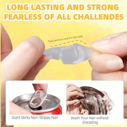 Nail Glue 2 Pack 25g Each Super Strong Waterproof Extra Hold — Fast Drying No Lamp Needed Long Lasting Press On Nail Adhesive for Fake Nails Acrylic Tips Nail Art, Home & Salon Use for Women