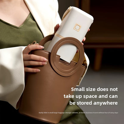 Portable Mini Dryer with Timer Function Compact Travel Clothes Dryer with Drying Bag for Delicates Underwear Small Clothing Items Apartments Dorms RVs Quick Easy Use