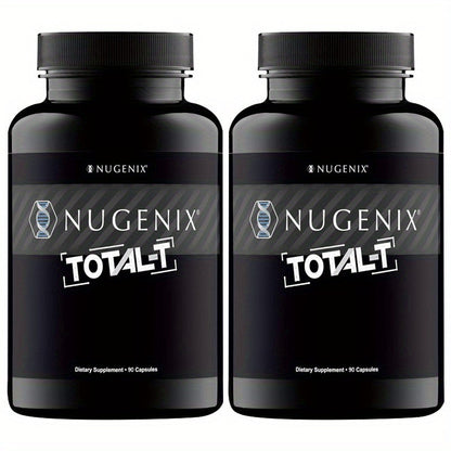 Testosterone Support Supplement for Men with L-Citrulline, Fenugreek & Vitamin B6 - Boost Energy, Mood & Circulation - Daily Male Wellness Formula - 2 Bottle Pack