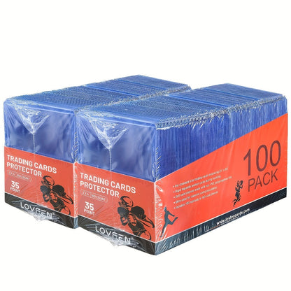200ct Top Loaders 35pt 3x4 Hard Plastic Baseball Card Holders – Fits Trading Cards Sports Cards Football Basketball Pokemon MTG TCG Collection Protection Bundle